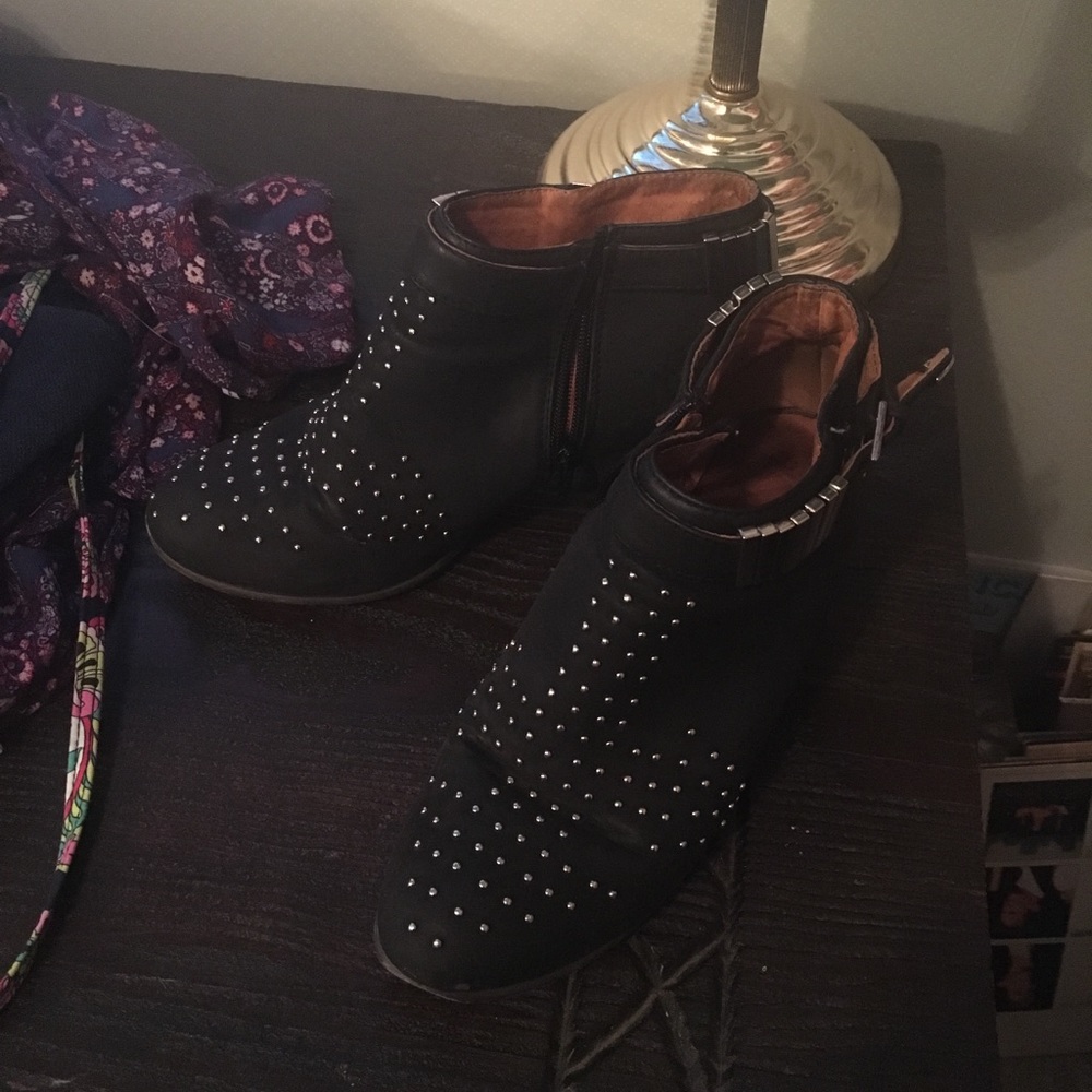 Heeled Studded Boots